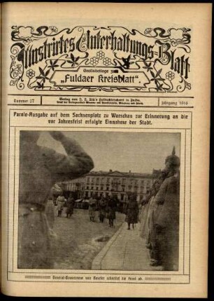 Ausgabe vom Sonntag, den 10. September 1916.