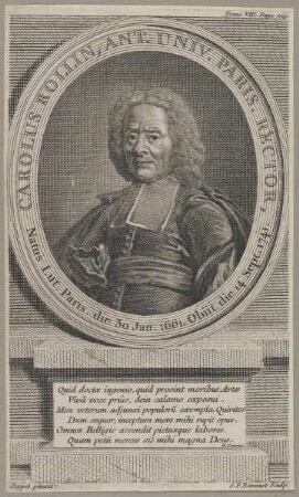 Bildnis des Carolus Rollin