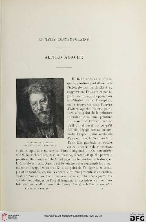 3. Pér. 36.1906: Alfred Agache : artistes contemporains