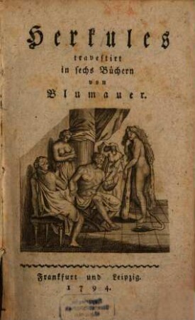 Herkules : travestirt in sechs Büchern