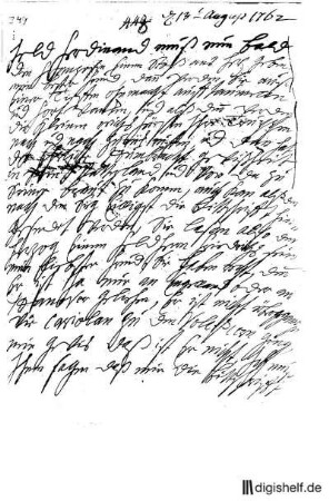 349: Brief von Anna Louisa Karsch an Johann Wilhelm Ludwig Gleim