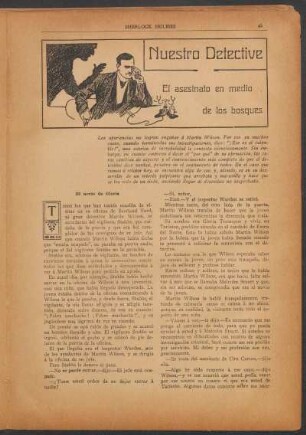 Nuestro detective - El asesinato en medio de los bosques