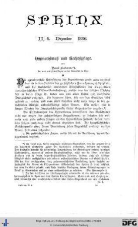Heft 6, Dezember 1886