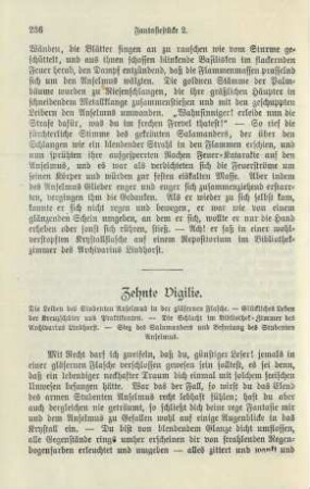 Zehnte Vigilie. Die Leiden des Studenten Anselmus in der gläsernen Flasche ...