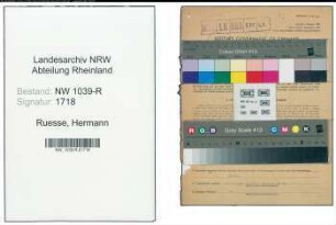 Entnazifizierung Hermann Ruesse , geb. 24.10.1910 (Landwirt)