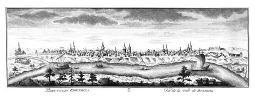 Vid goroda Enisejska = Vue de la Ville de Ieniseisk