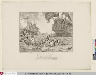 [Allegorie auf Amsterdam mit Neptun und Thetis auf dem Meer]