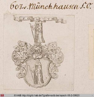 Wappen des F. O. von Münchhausen