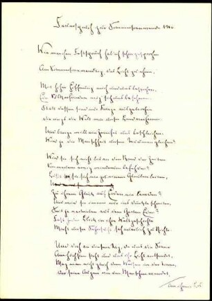 5-10-5-2.0000: Eulenberg, Dr. Herbert, Dichter; diverse Schreiben ff.: Feuerspruch zur Sommersonnwende 1946