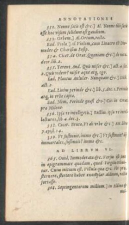 Ad Librum VI.