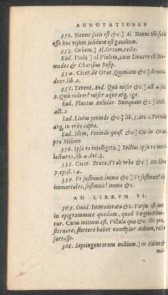 Ad Librum VI.