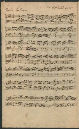 Präludien und Fugen; org; Fis-Dur; Krebs-WV 409; BWV Anh. 97 / Anh. III 18