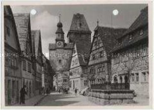 Rothenburg ob der Tauber, Markusturm und Röderbogen