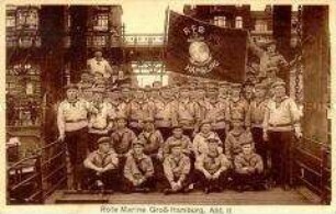 Gruppe des Roten Frontkämpferbundes in Hamburg