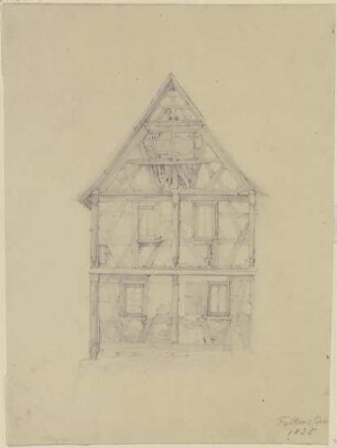 Altes Haus mit schönem Fachwerk