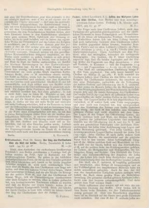 53 [Rezension] Grützmacher, Georg, Der Sieg des Christentums über die Welt der Antike