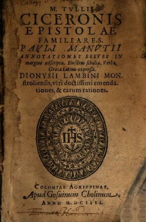 Epistolae familiares