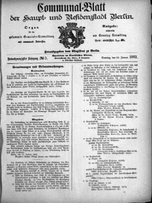 1882,5: No. 5, 29. Januar 1882