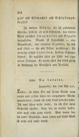 150. An Lavater.