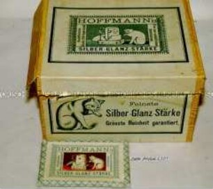 Packungen mit Inhalt "Hoffmanns Silberglanzstärke" in Originalverpackung