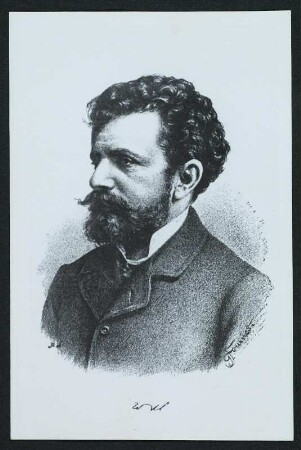 Porträt Ivan Markovits : Foto-/Bildersammlung Stenografische Sammlung. Porträt Ivan Markovits. Reproduktion nach Lithographie (um 1880/1885). Dresden: SLUB P a 0679