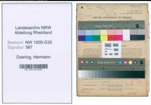 Entnazifizierung Hermann Doering , geb. 28.10.1903 (Fuhrunternehmer)