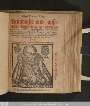 Grosse Practica/ Oder Gründliche vnd aussführliche Beschreibung der himlischen constitutionen, reuolution, Finsternissen/ ... 1602.