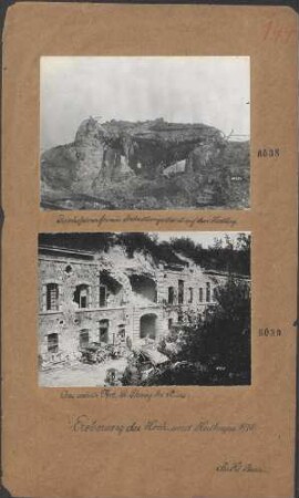 Das eroberte Fort St. Thierry bei Reims