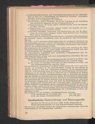 Sportärztliche Untersuchungs- und Beratungsstelle