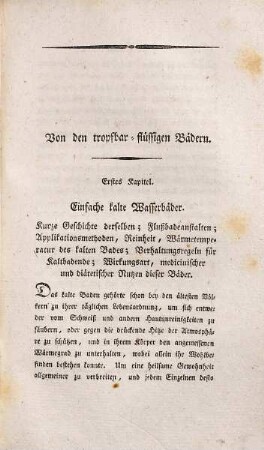 Balneotechnik oder Anleitung Kunstbaeder zu bereiten und anzuwenden, 2