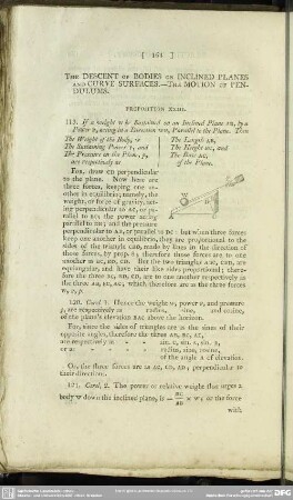 The Descent Of Bodies On Inclined Planes and Curve Surfaces. - The Motion Of Pendulums