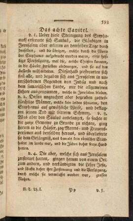 593-604, Das achte Capitel. - Das neunte Capitel.