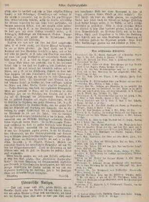 133-136 Literarische Notizen