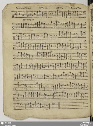 XLVII. Canzon noni toni. Secunda pars.