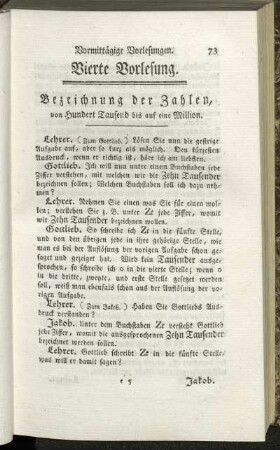 Vierte Vorlesung.