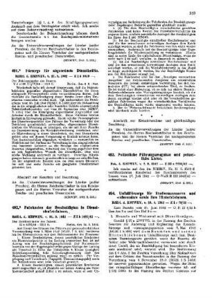 Unfallfürsorge für Studienassessoren und -referendare sowie ihre Hinterbliebenen : [Amtliche Erlasse] ; [Amtlicher Teil]