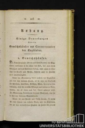 1. Gewächshäuser.