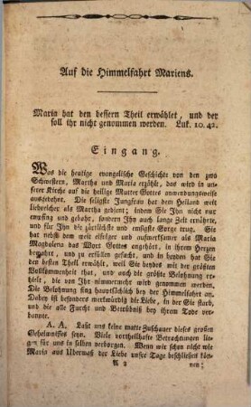 Biblische Predigten auf alle Sonntage und mehrere Festtage des Jahres, 3