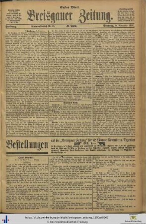 09.11.1890 (Erstes Blatt)