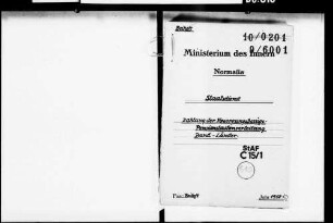 Zahlung der Versorgungsbezüge allgemein, Teil 6