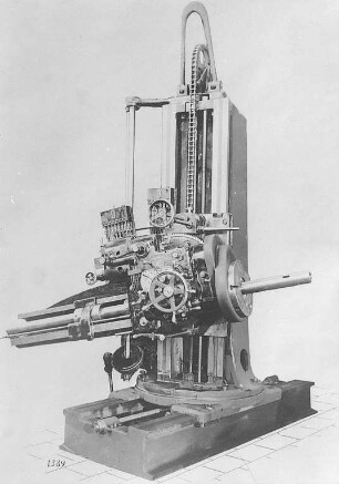 Horizontal-Bohr- und Fräsmaschinen, tragbar (Defries) : Technikgeschichte | Maschinenbau | Werkzeuge und Werkzeugmaschinen | Bohr-Fräs-und Stoßmaschinen