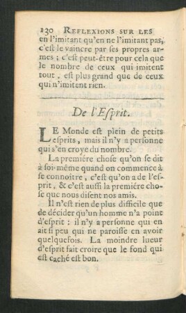 De l'Esprit.
