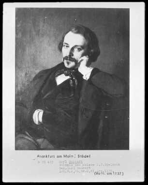 Bildnis des Malers Jakob Fürchtegott Dielmann (1809-1885)