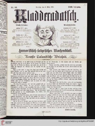 Hefte 11-15, März 1870