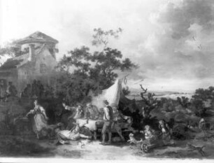 Le cabaret rustique (Dorfschenke)