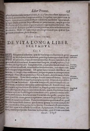De Vita Longa Liber Secundus