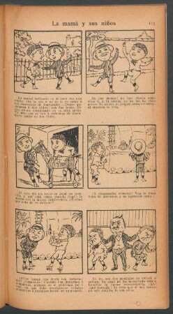 La mamá y sus niños - [Cómic]