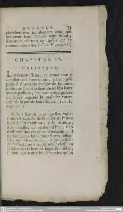 Chapitre IV. Politique