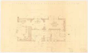 Wohnhaus Schwebes, Berlin-Dahlem: Grundriss 1:50