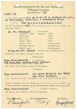 Breitschwerdt, Olga